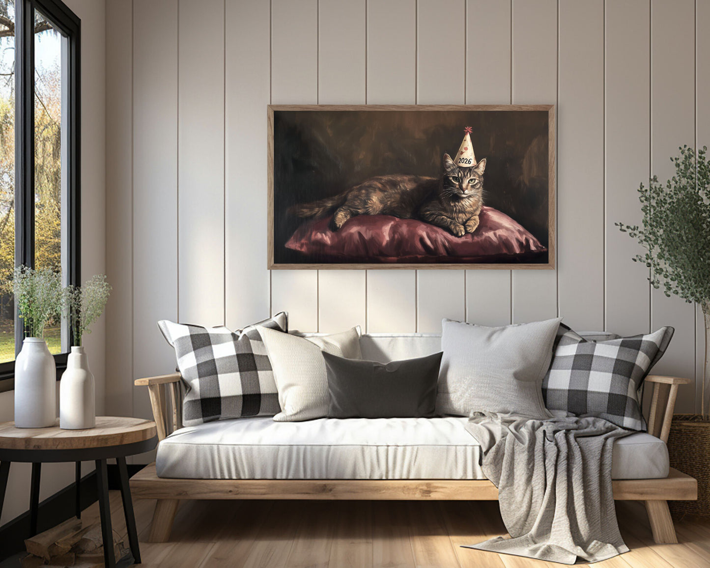 Happy New Years 2026 for Cat Lover Frame TV Art