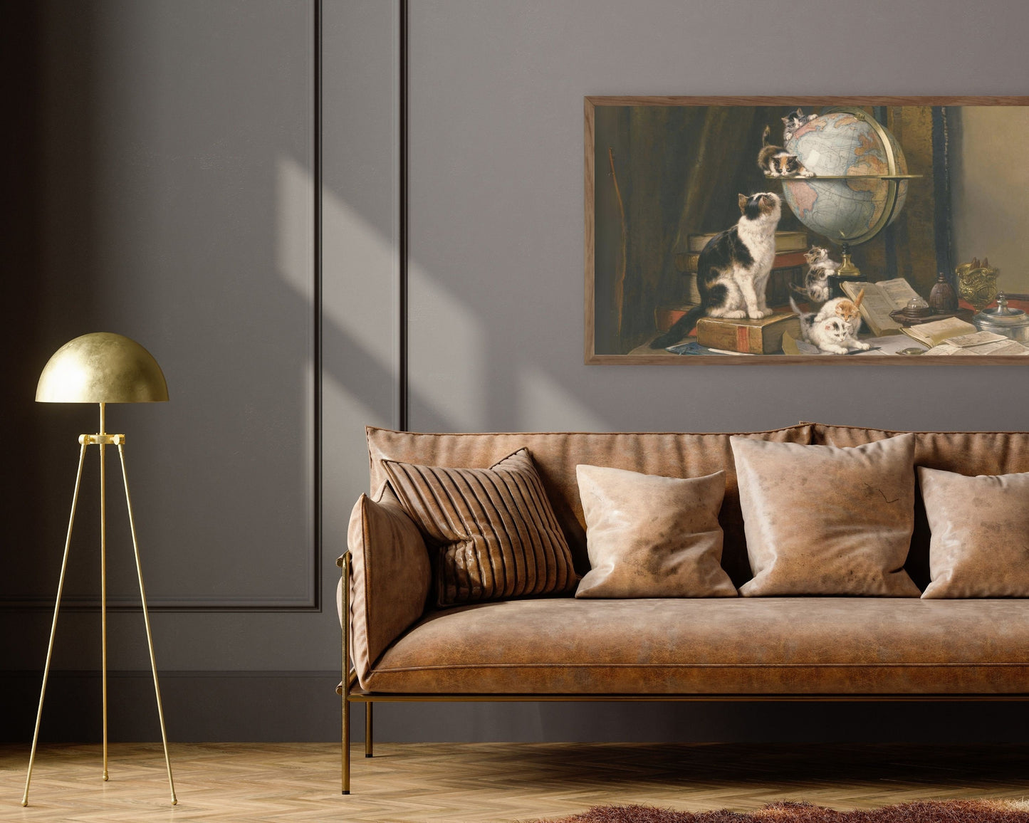 Vintage Cats and Kittens Frame TV Art