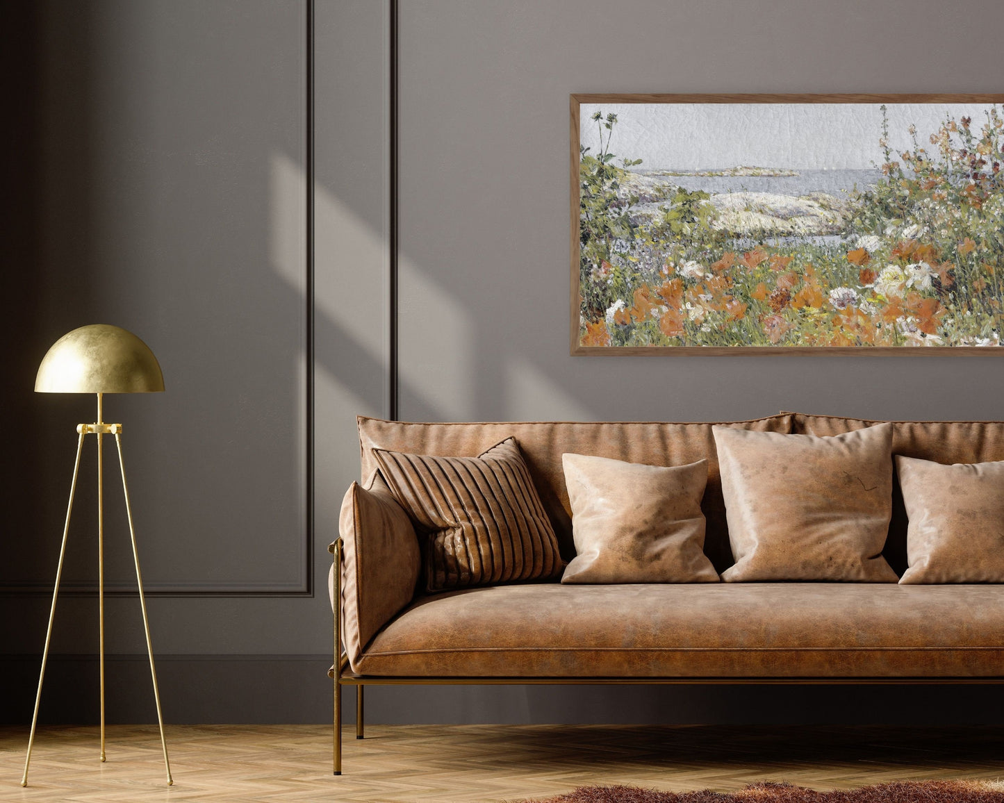 Wildflowers by the Sea Frame TV Art