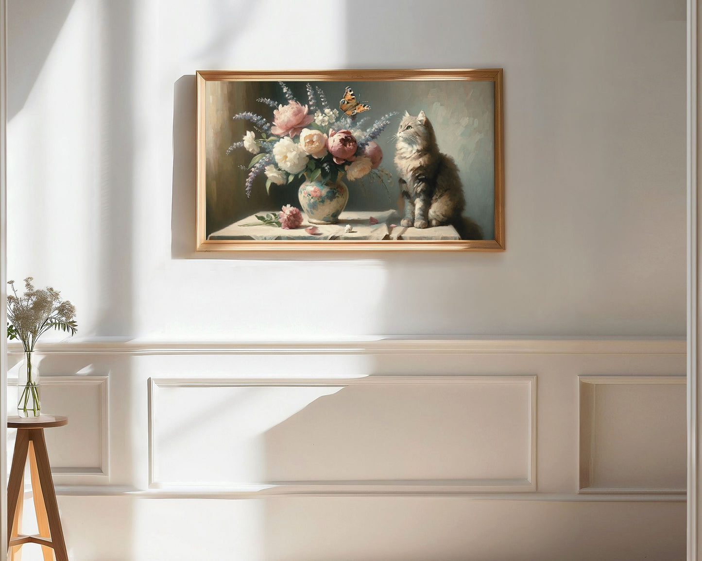 Spring Floral Still Life Frame TV Art
