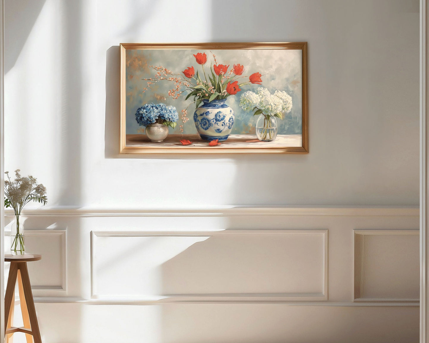 Red, White and Blue Frame TV Art Bundle