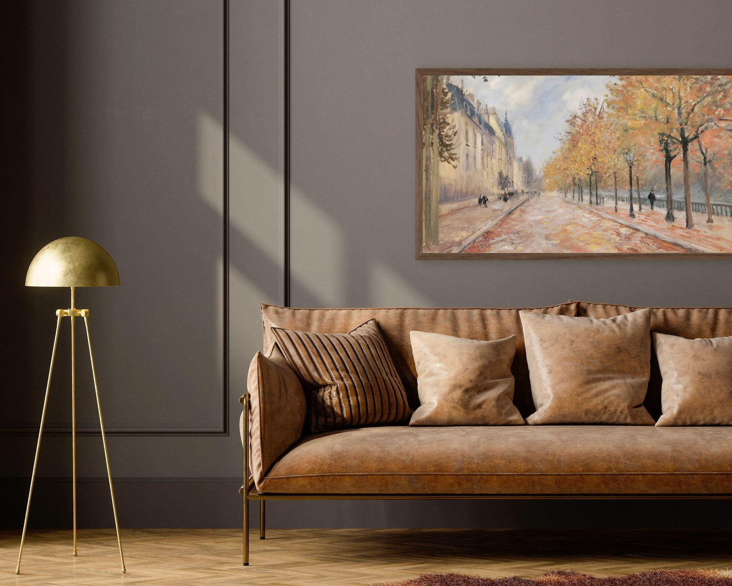 Fall Trees in Paris Frame TV Art