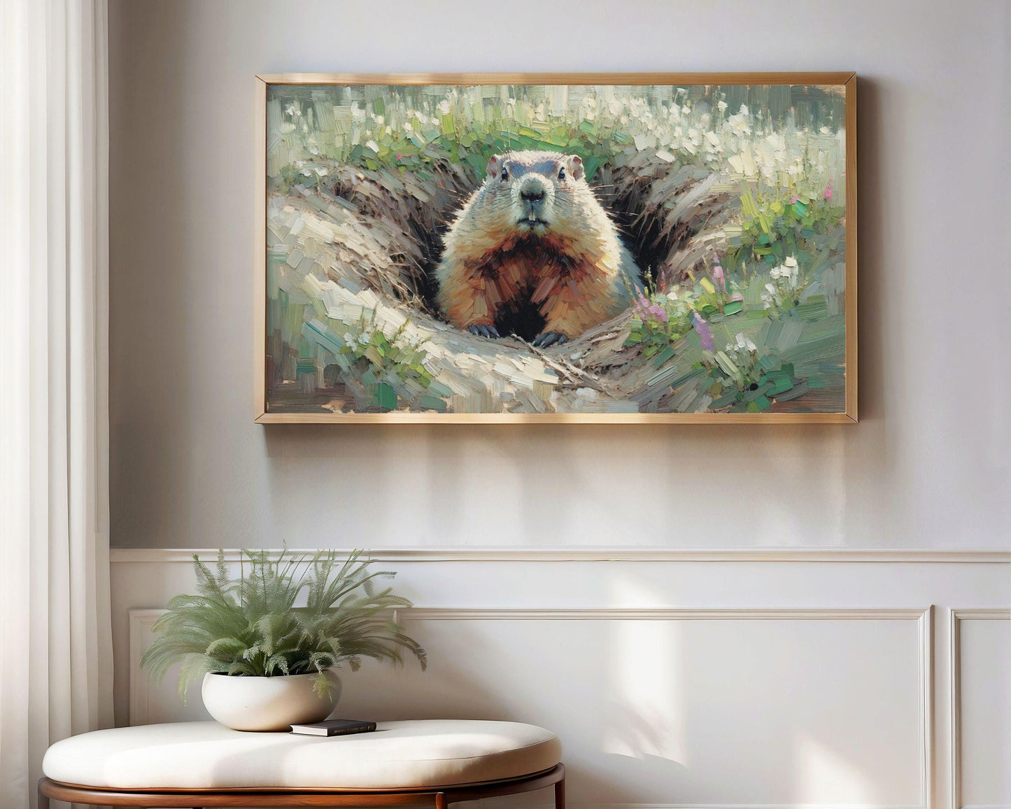 Groundhog Day Frame TV Art