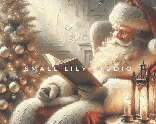 Santa Frame TV Art Christmas Bundle