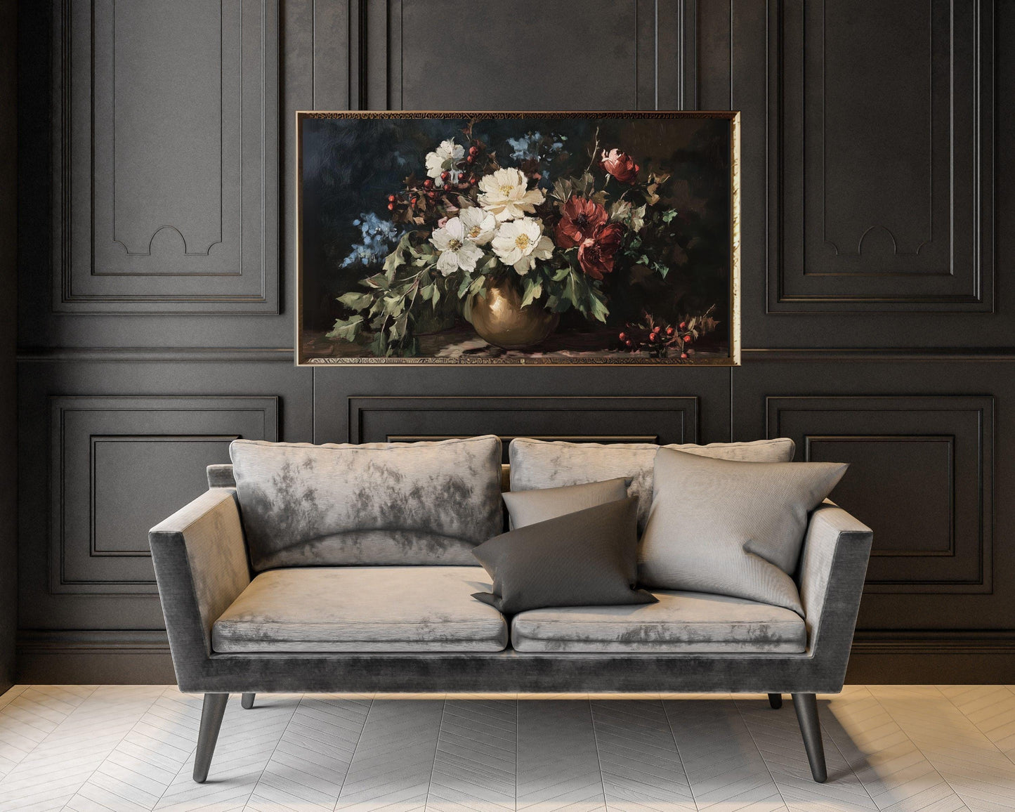 Moody Fall Botanicals Frame TV Art