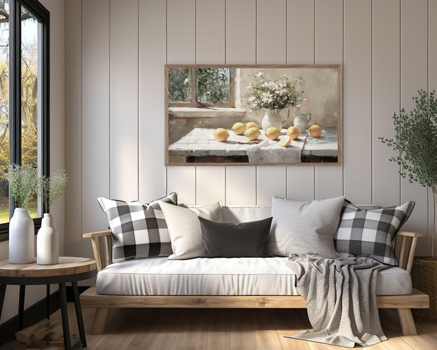 Lemons & Daisies Frame TV Art