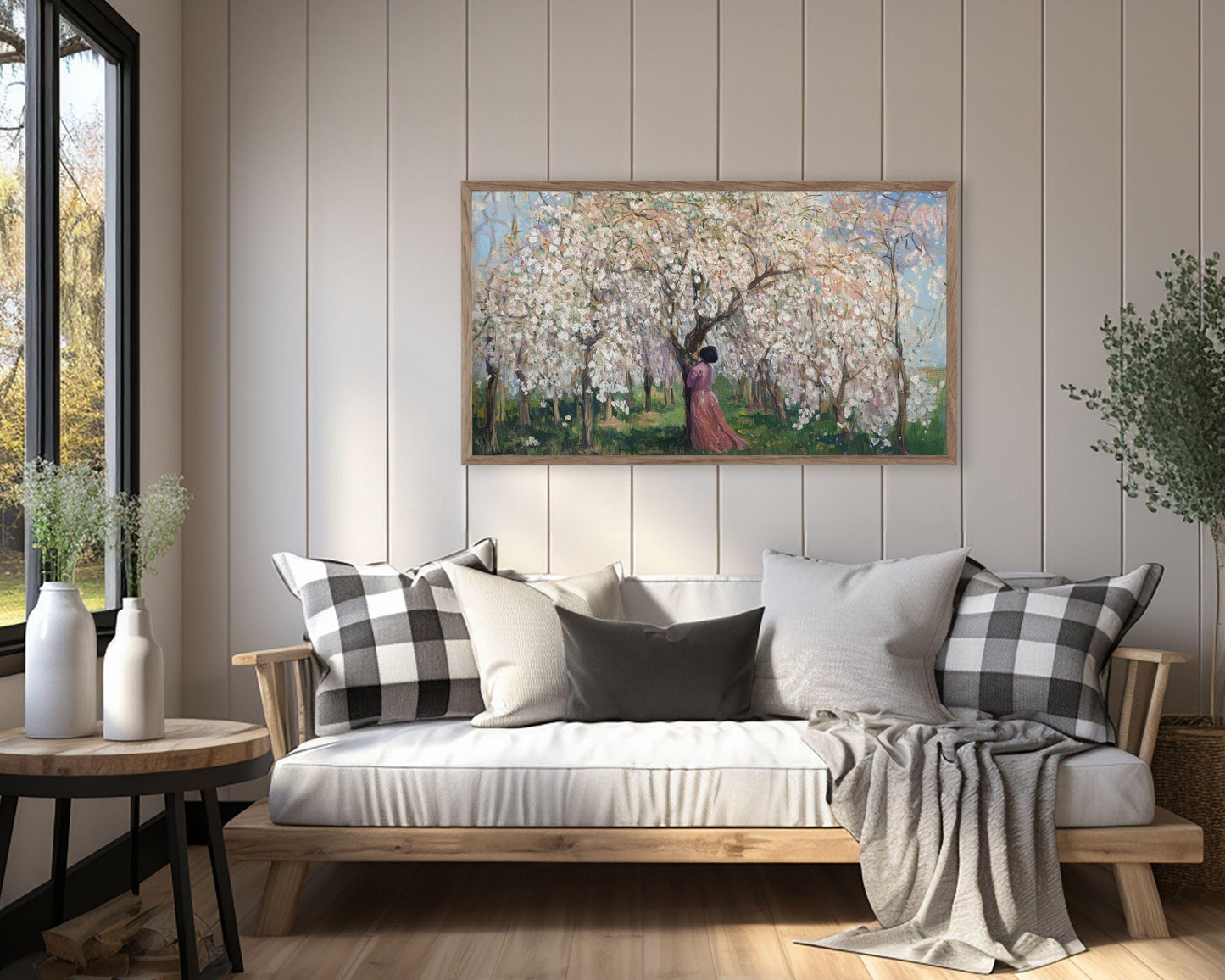 Spring Blossom Tree Frame TV Art