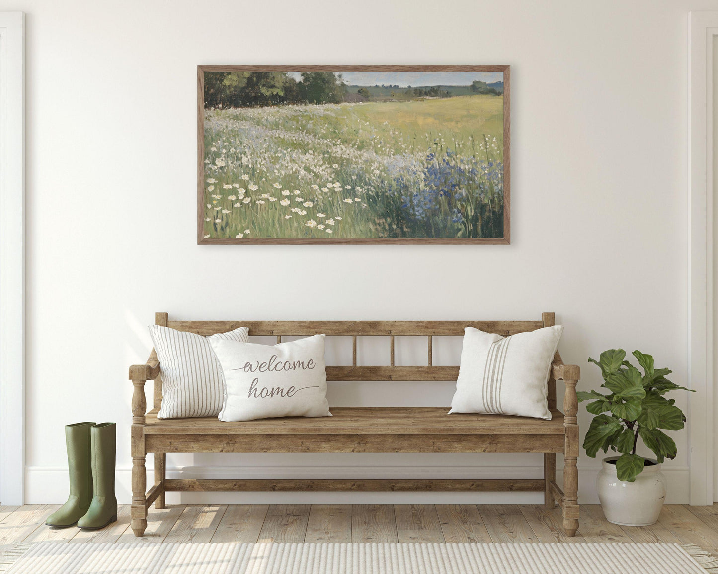 Field of Wildflowers Frame TV Art
