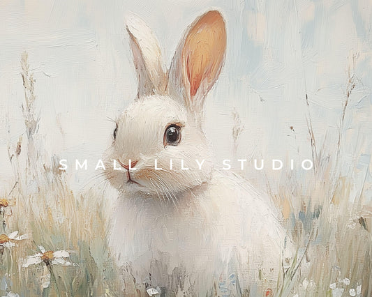 Bunnies in Spring Landscapes Frame TV Art Bundle