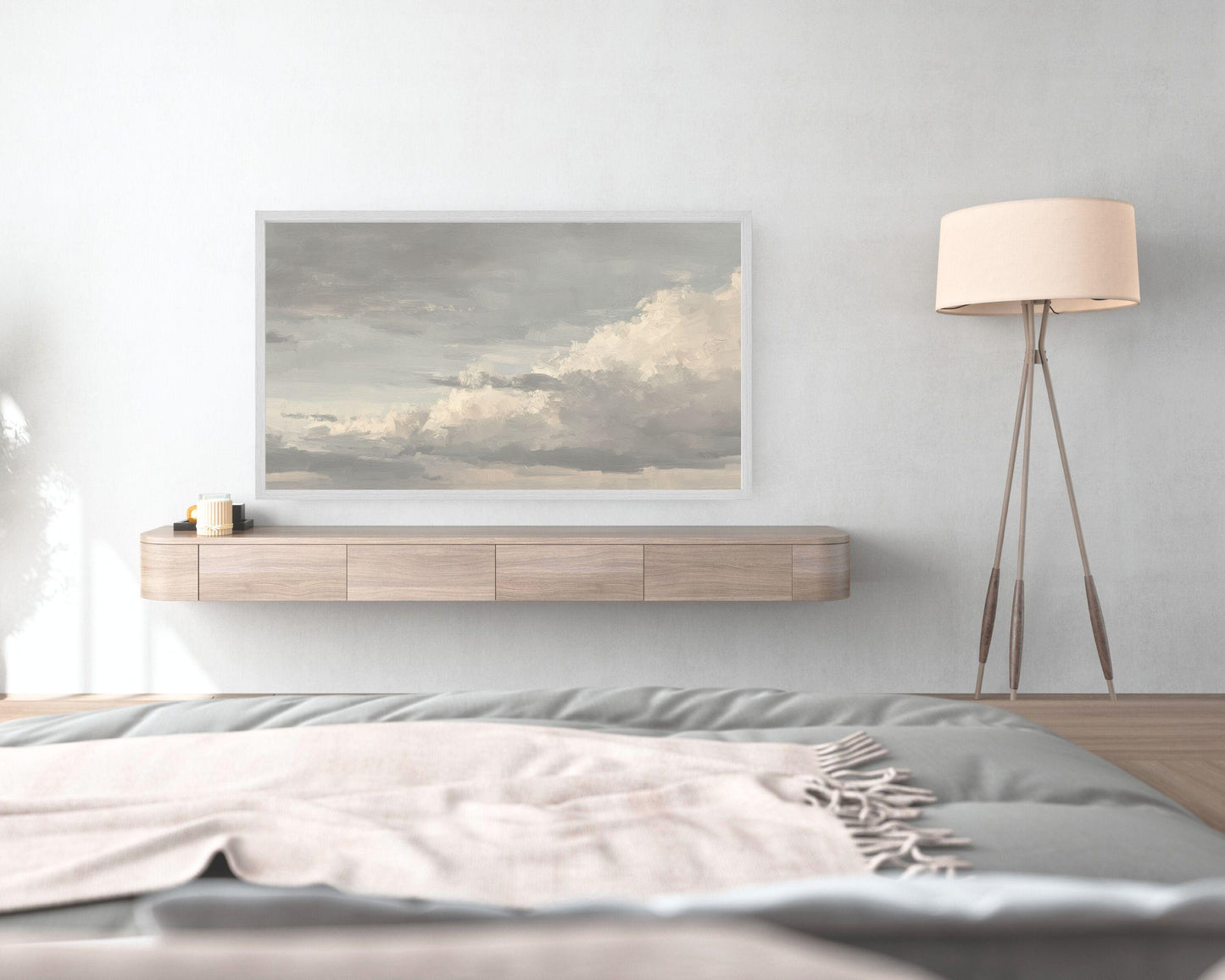 Moody Clouds Frame TV Art