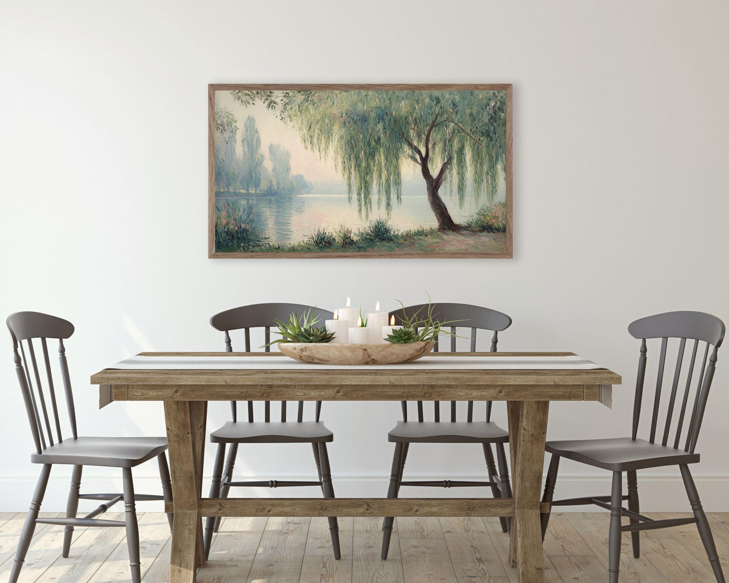 Weeping Willow Frame TV Art