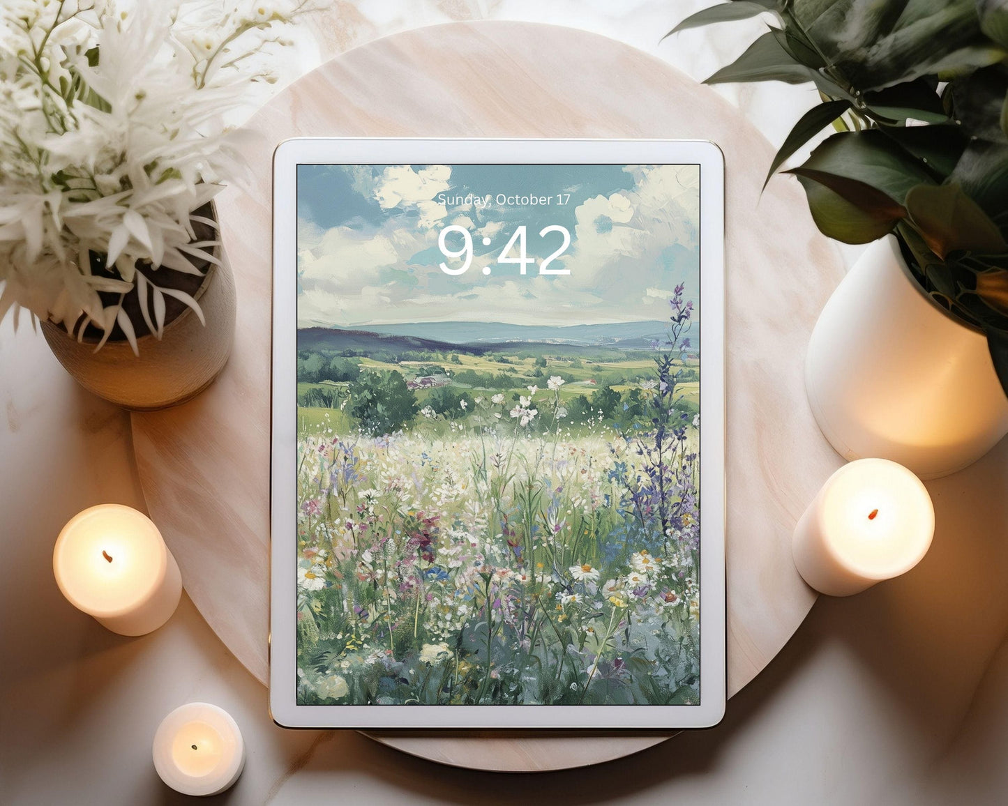 Spring Wildflowers Desktop Wallpaper Set