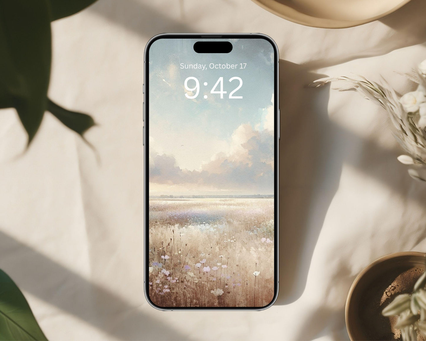 Dreamy Watercolor Phone Wallpaper