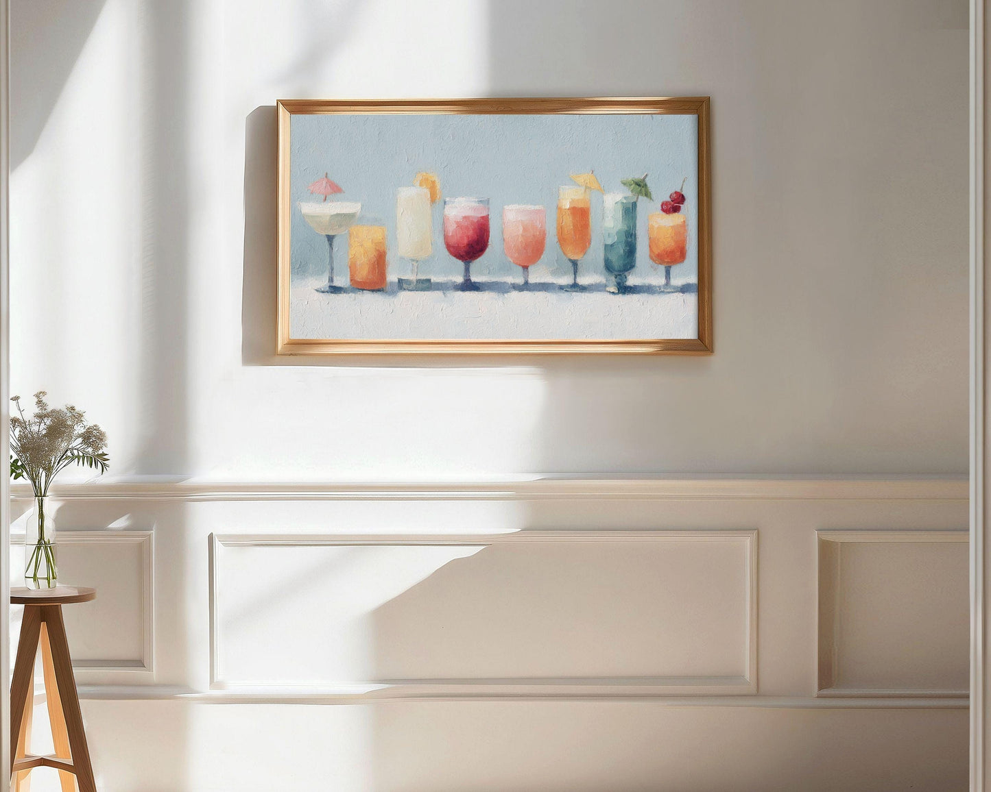 Colorful Cocktails Frame TV Art