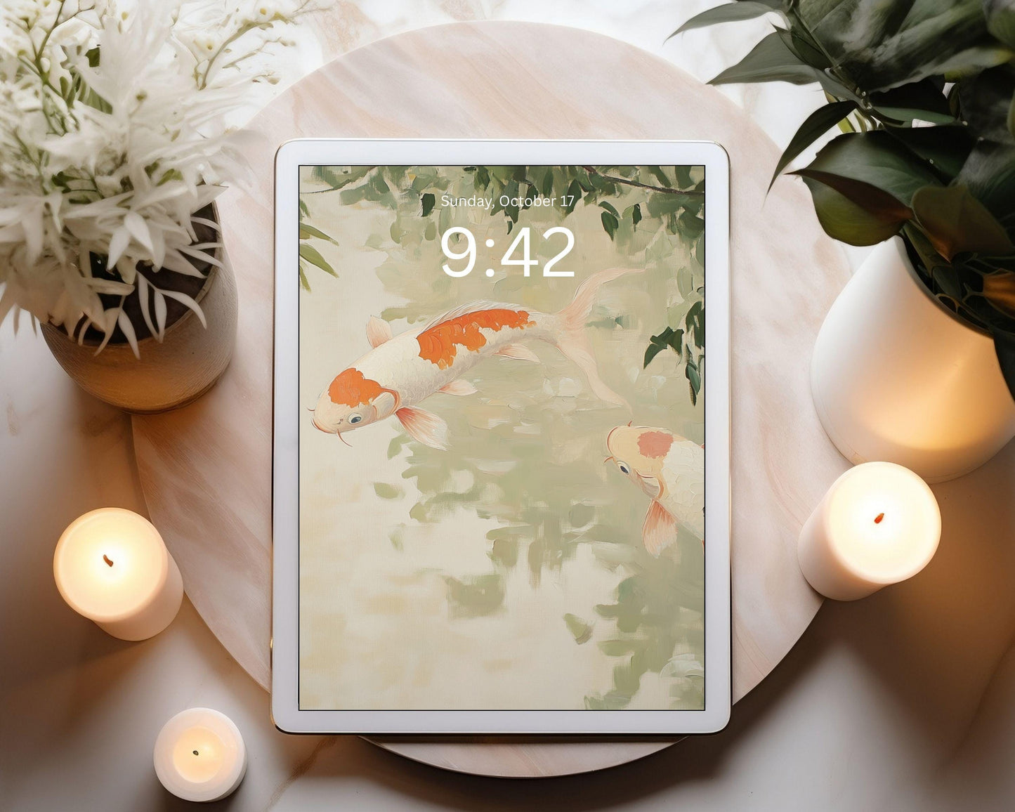 Koi Fish Desktop Wallpaper Set