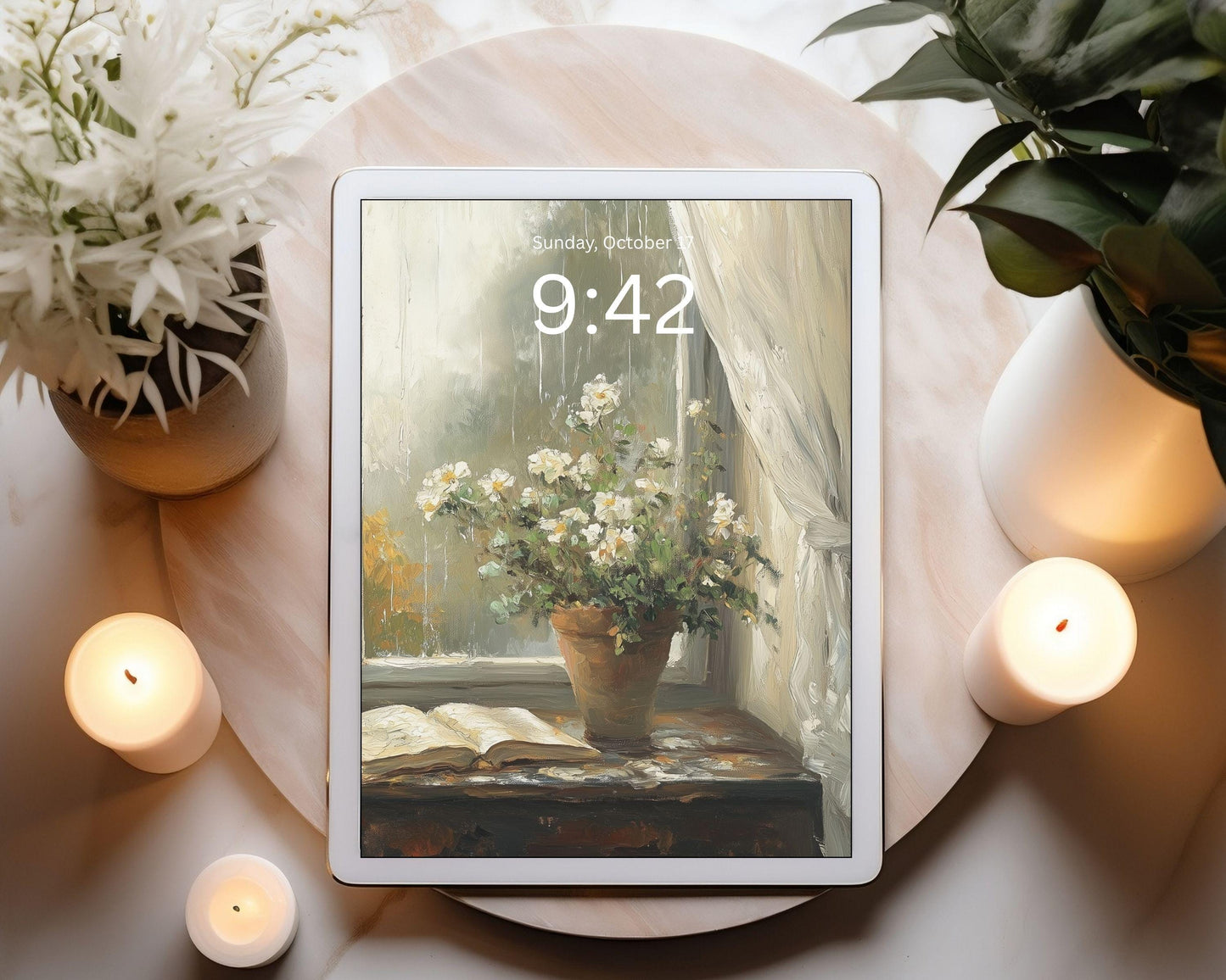 Rainy Window Desktop Wallpaper Set