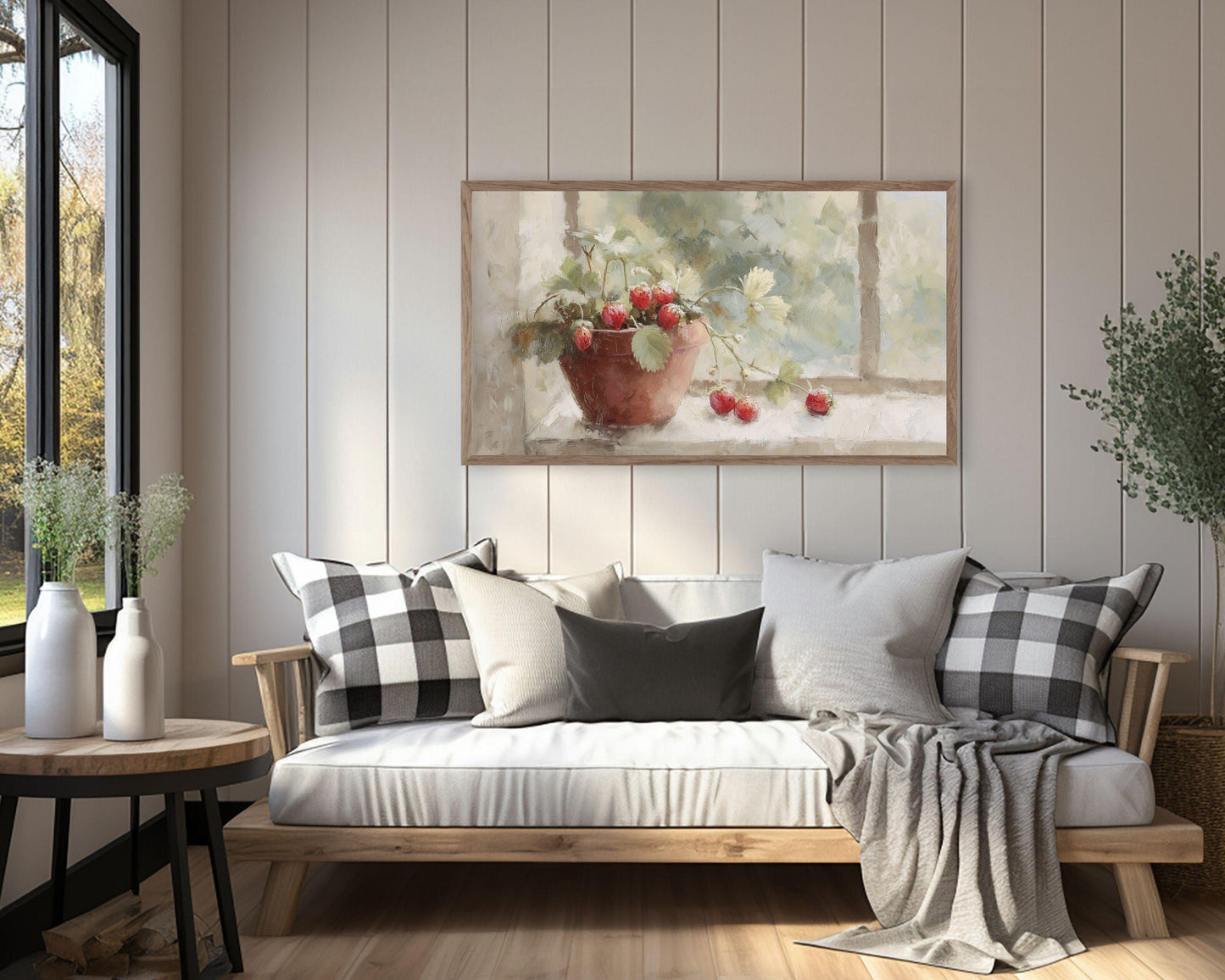 Summer Strawberries Frame TV Art