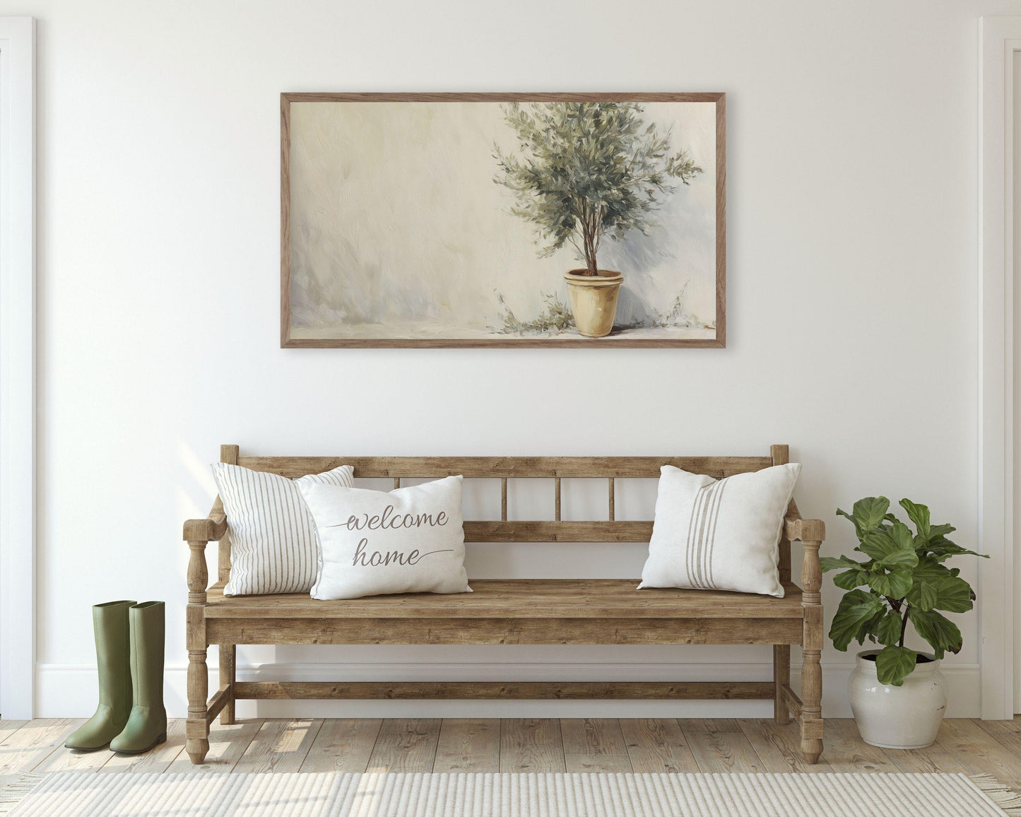 Olive Tree Frame TV Art