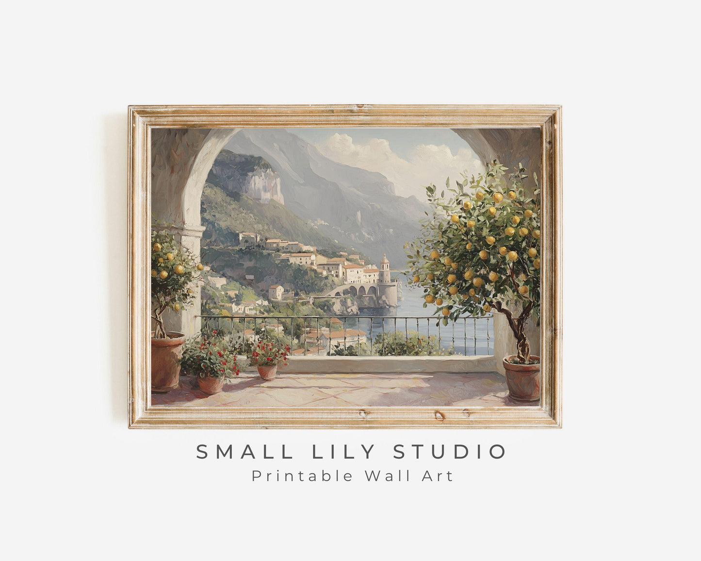 Amalfi Coast Italy Printable Wall Art