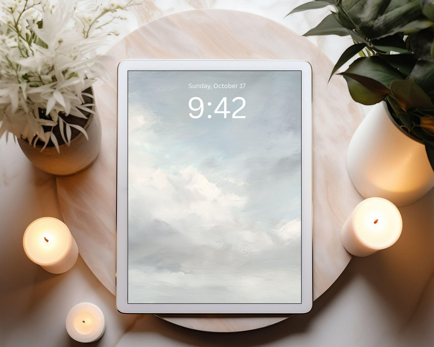 Abstract Clouds Desktop Wallpaper Set