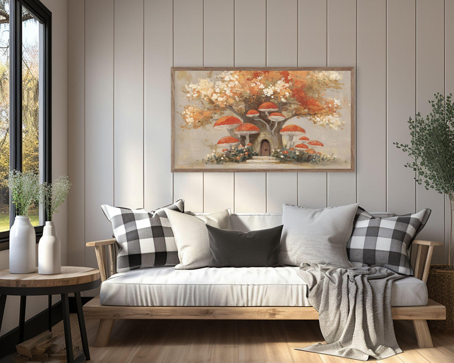 Mushroom Forest Frame TV Art