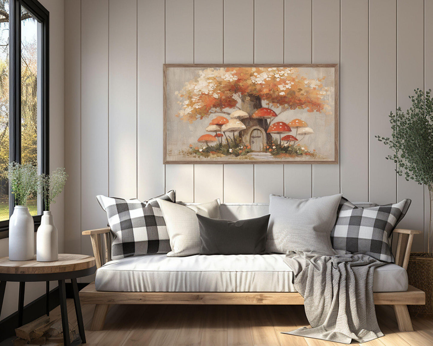 Mushroom Forest Frame TV Art