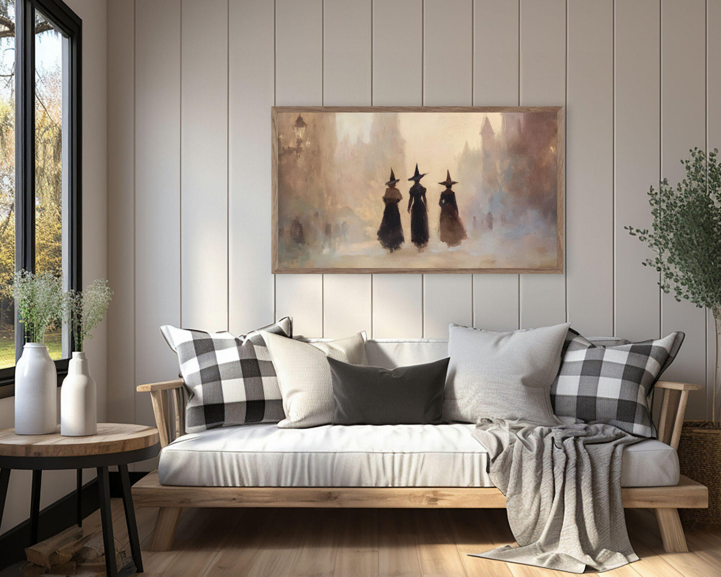 Halloween Witches Frame TV Art