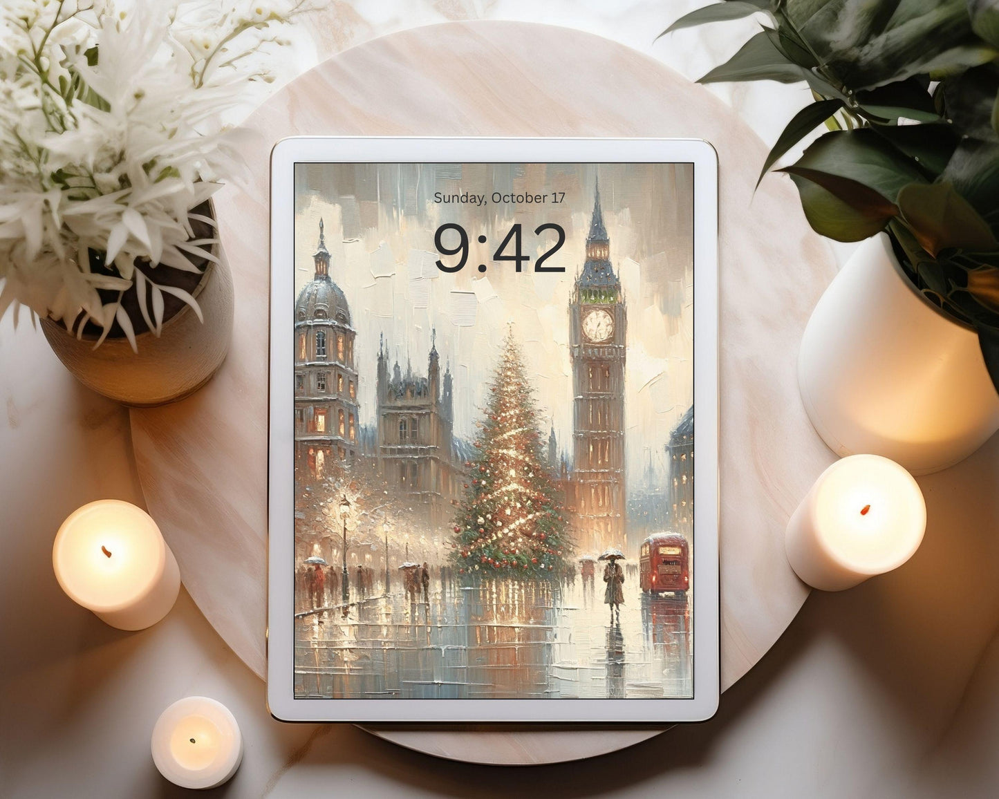 London Christmas Desktop Wallpaper Set