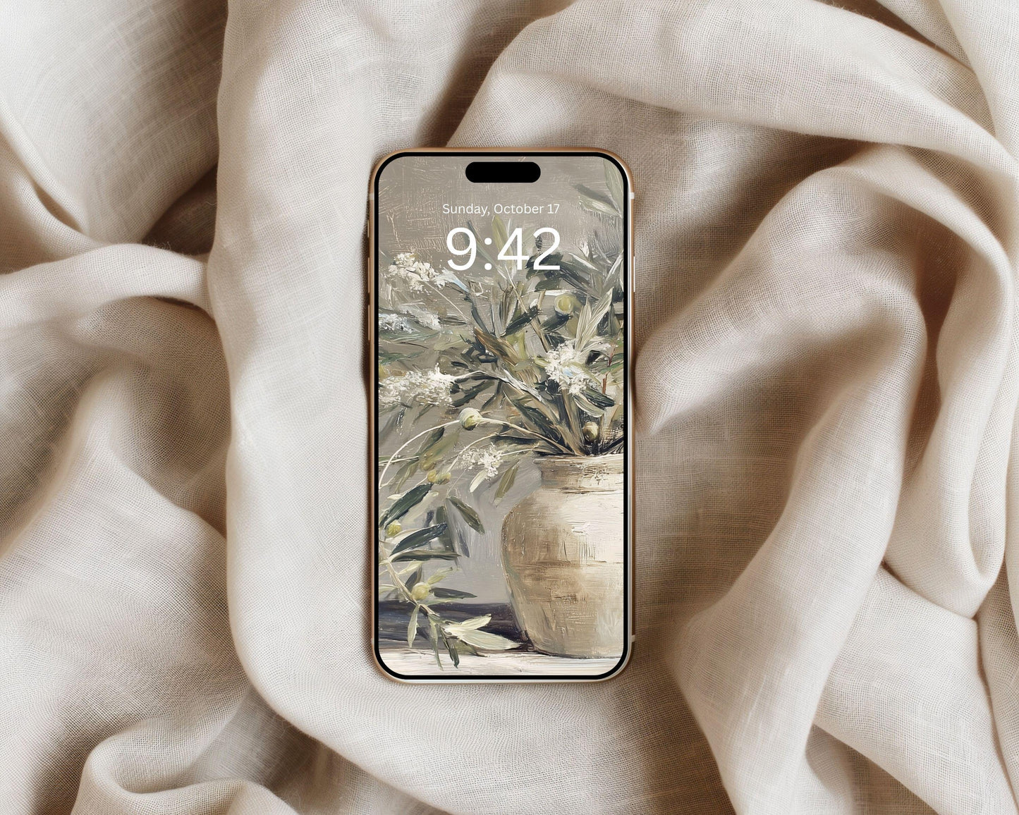 Olive Branches Desktop Wallpaper Set