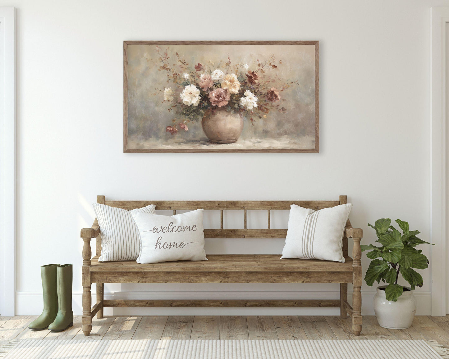 Fall Flowers Frame TV Art
