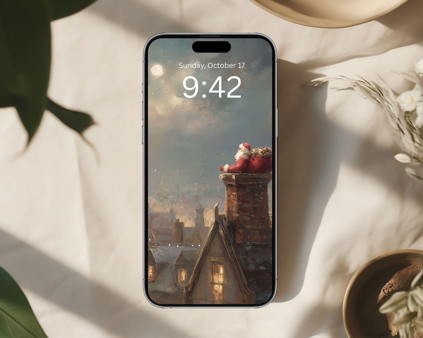 Santa Phone Wallpaper