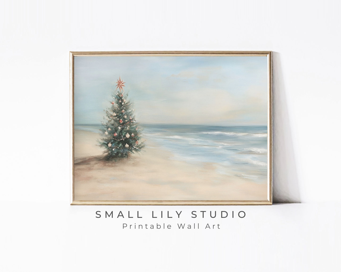 Coastal Christmas Printable Wall Art