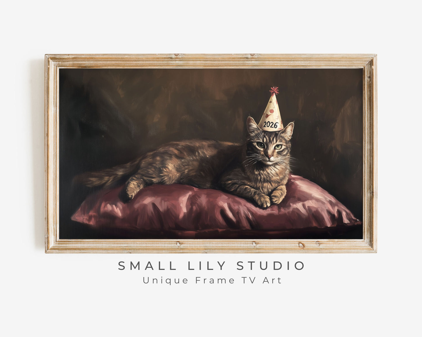 Happy New Years 2026 for Cat Lover Frame TV Art