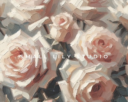 Pink Roses Frame TV Art