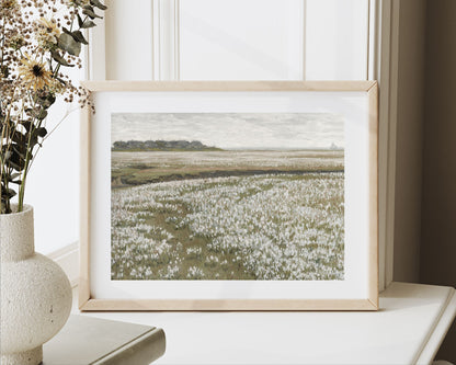 Vintage Spring Meadow Printable Wall Art