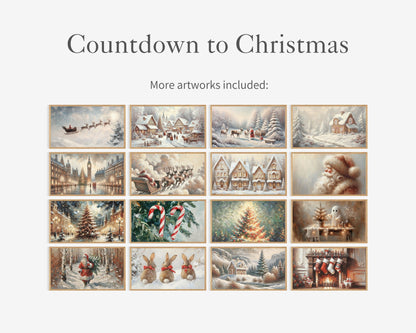 Christmas Frame TV Art Bundle of 25