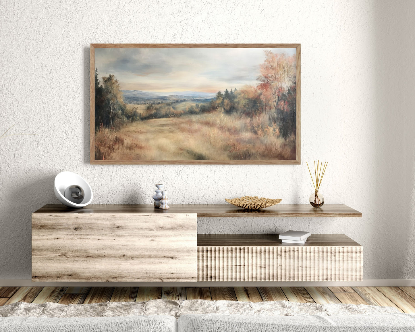 Fall Country Landscape Frame TV Art