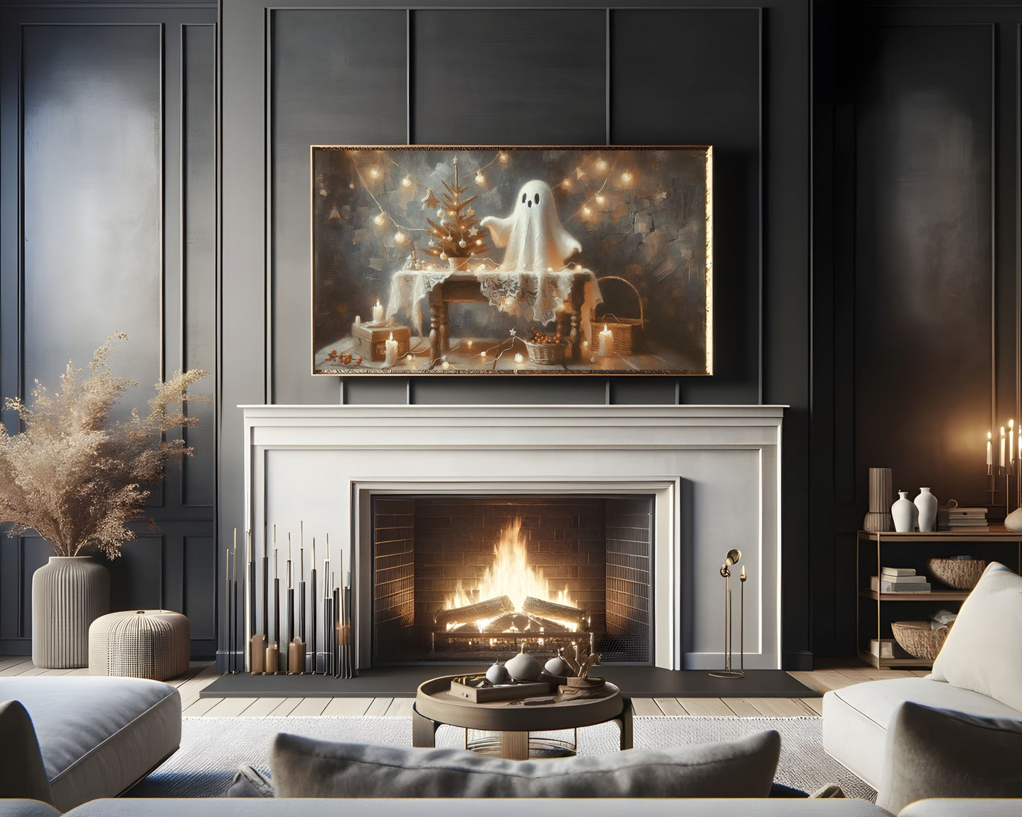 Christmas Ghosts Frame TV Art Bundle