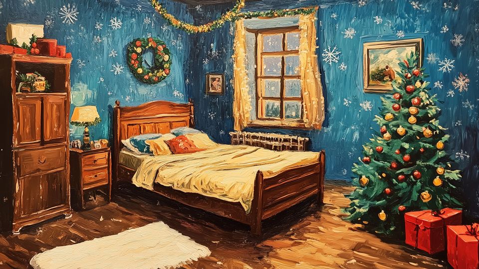 Free Christmas Frame TV art