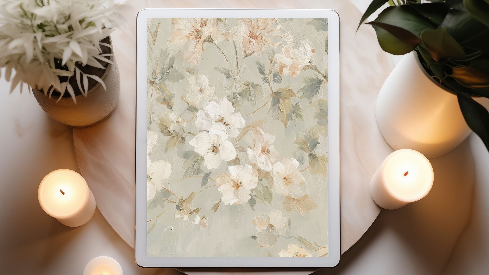Floral iPad wallpaper