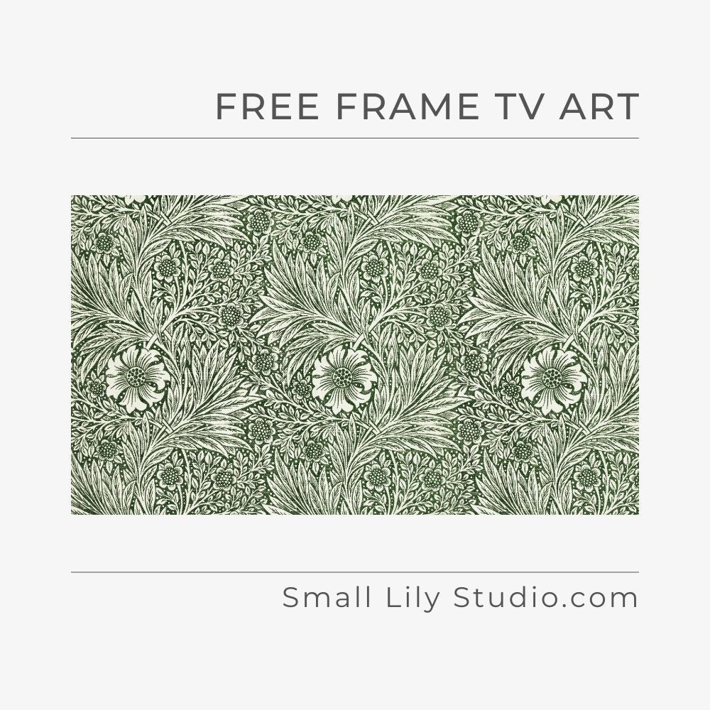 Marigold by William Morris - Free Frame TV art