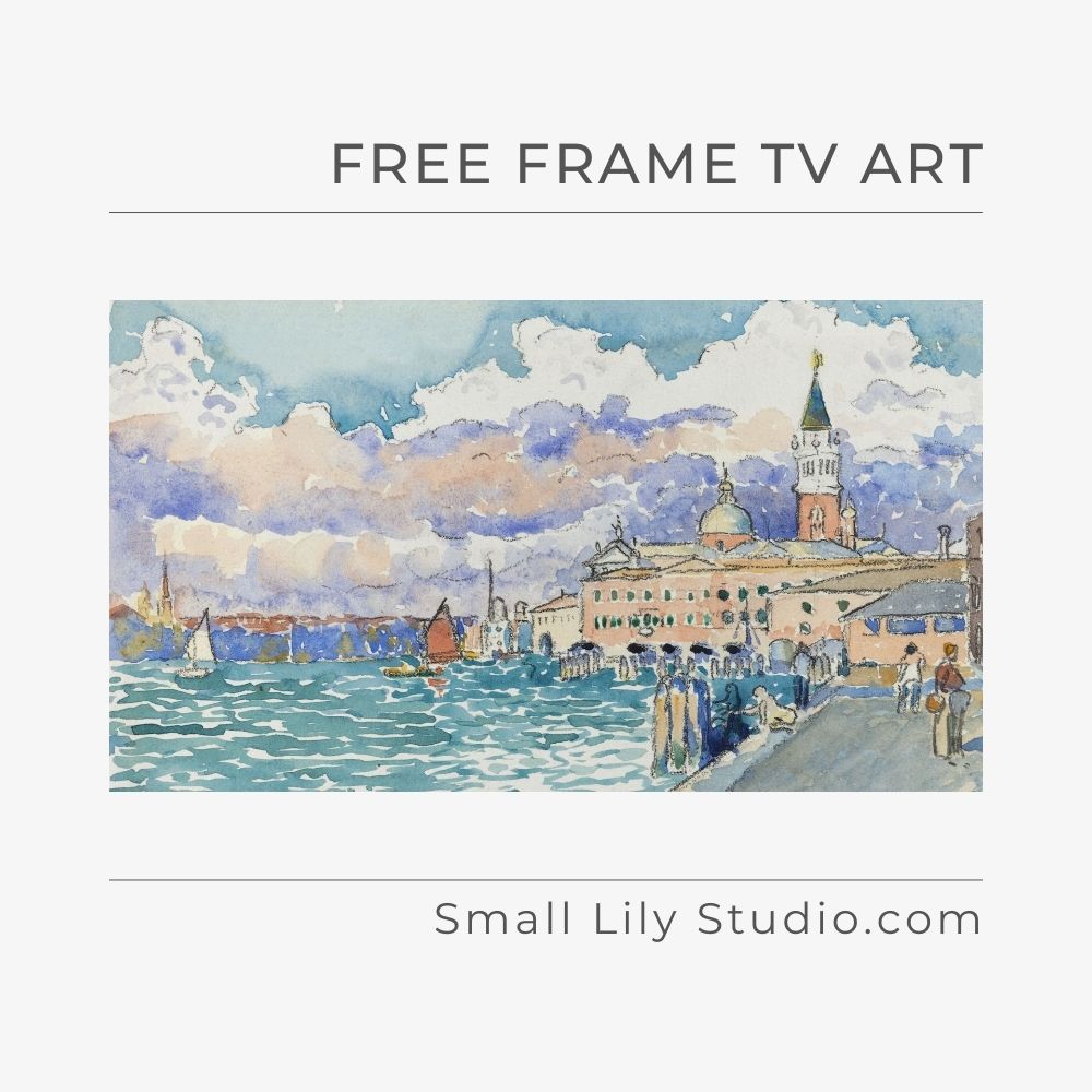 Venice by Henri-Edmond Cross - Free Frame TV art