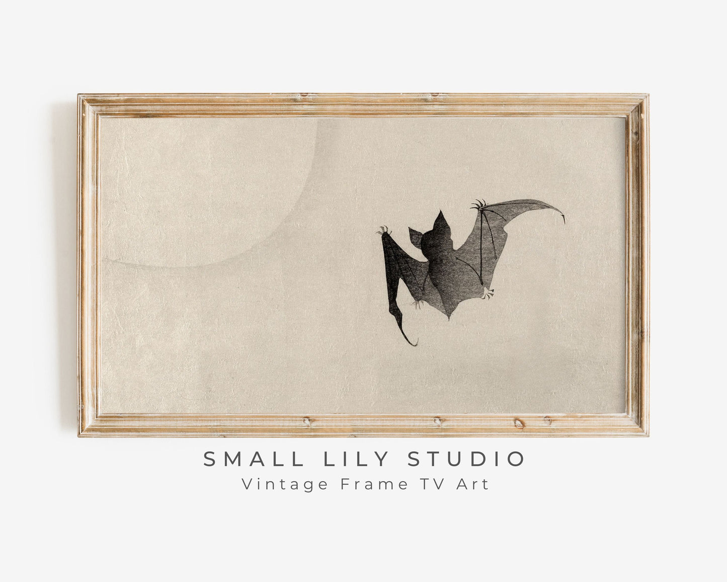 Halloween Bat Frame TV Art