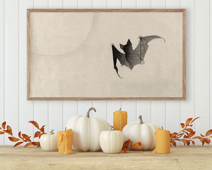 Bats Halloween Frame TV Art