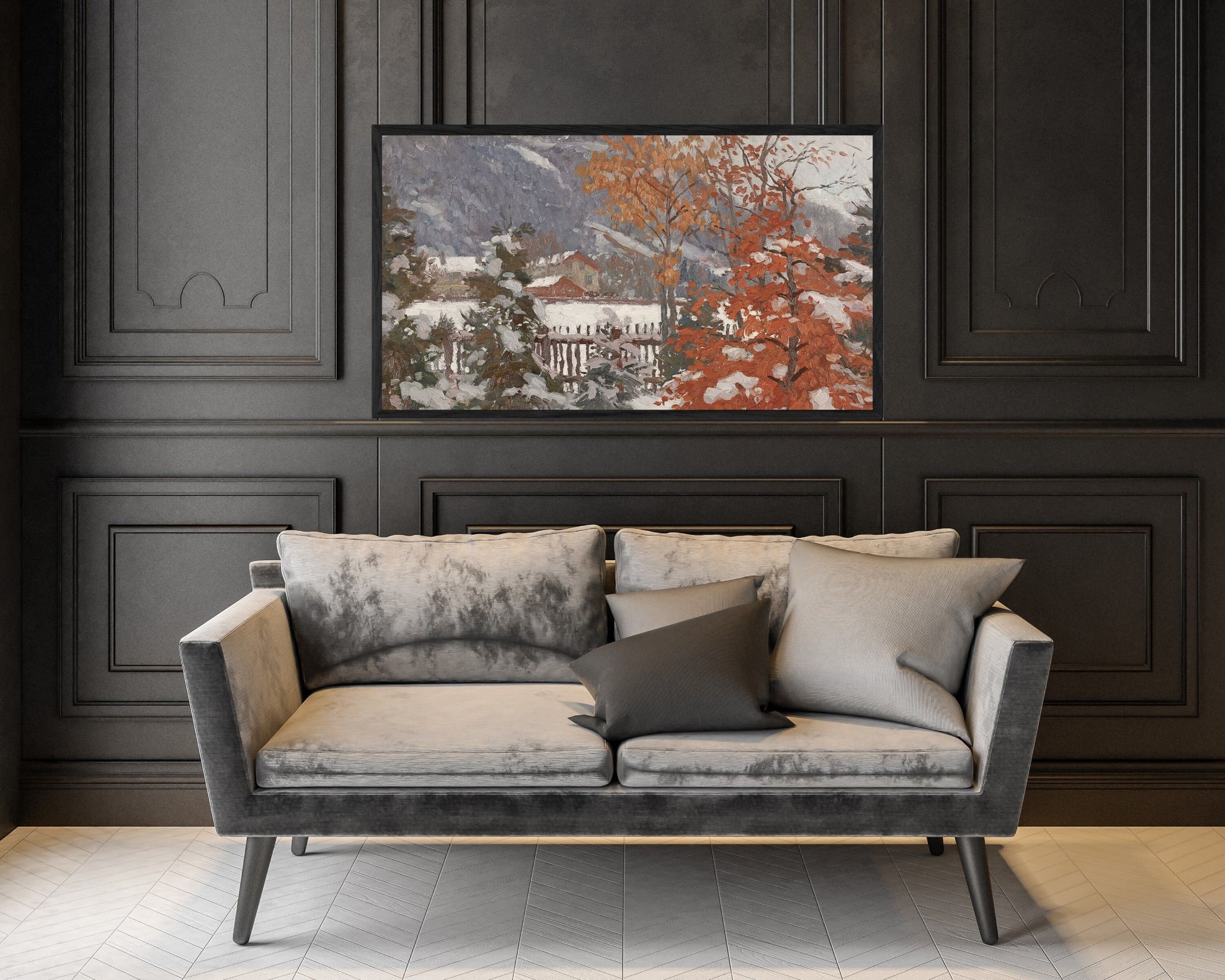 Fall Winter Frame TV Art