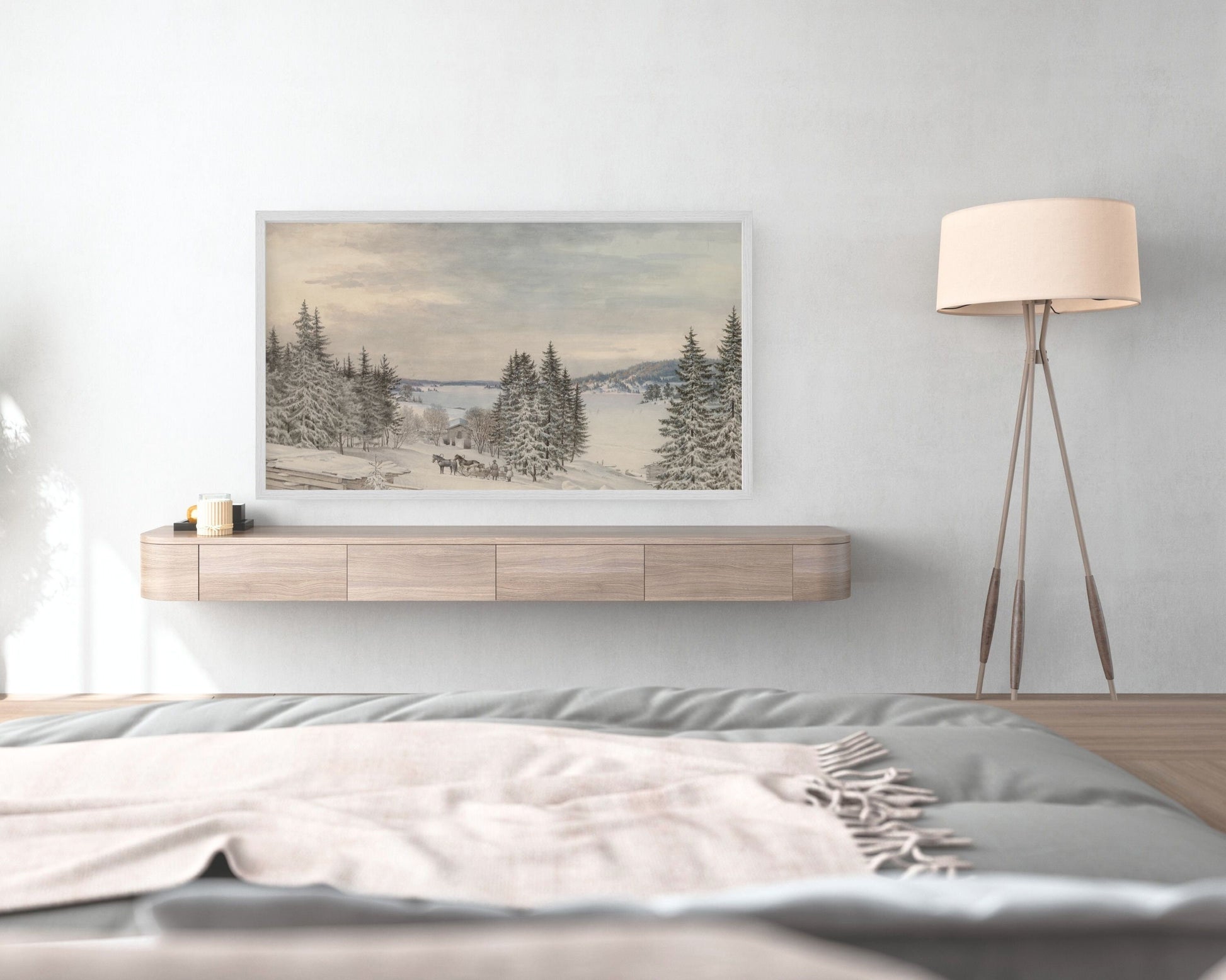 Winter Landscape Frame TV Art