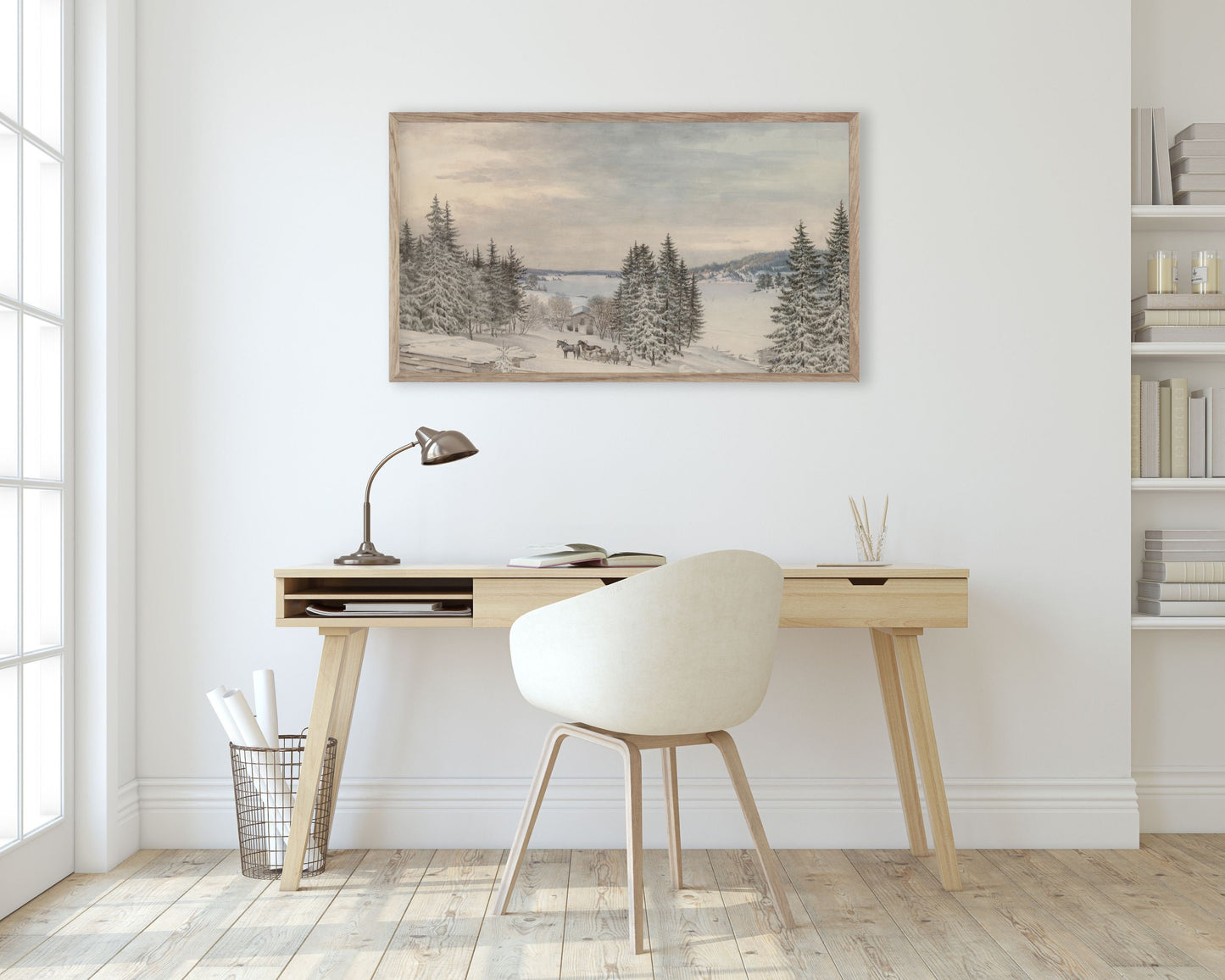 Winter Landscape Frame TV Art