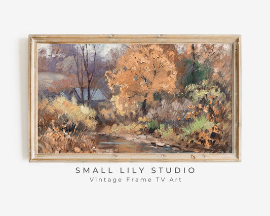 Fall Autumn Landscape Frame TV Art