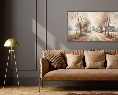 Fall Country Landscape Frame TV Art