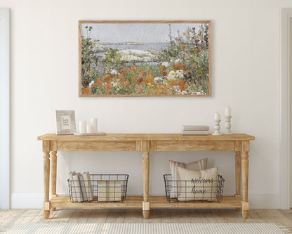 Wildflowers by the Sea Frame TV Art